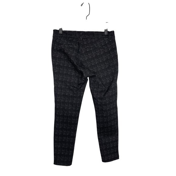 Kut From the Kloth skinny black gray patterned career pants women's size 0P - Picture 2 of 4
